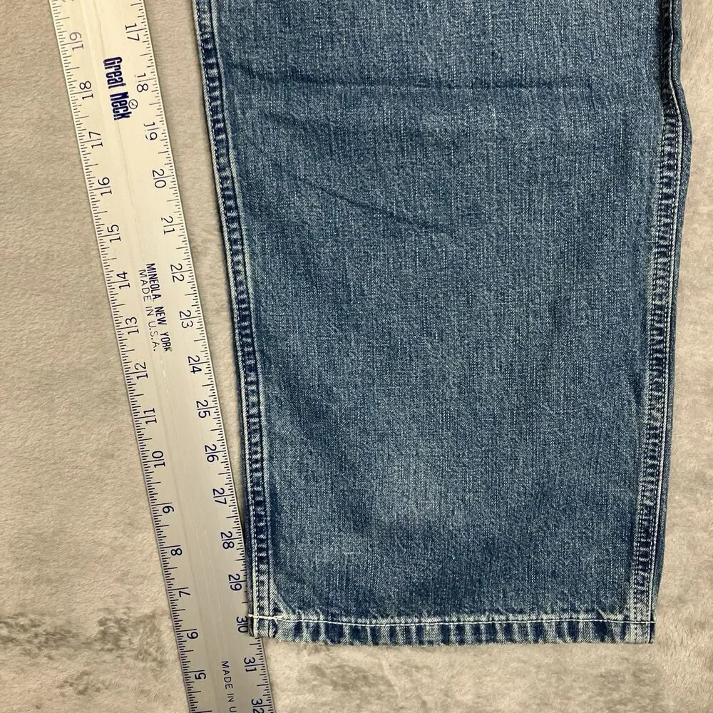 J.Crew Wallace & Barnes Carpenter Jeans Men 33 Japanese Denim Workwear Utility